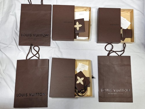 Louis vuitton brown wallet box - brown,