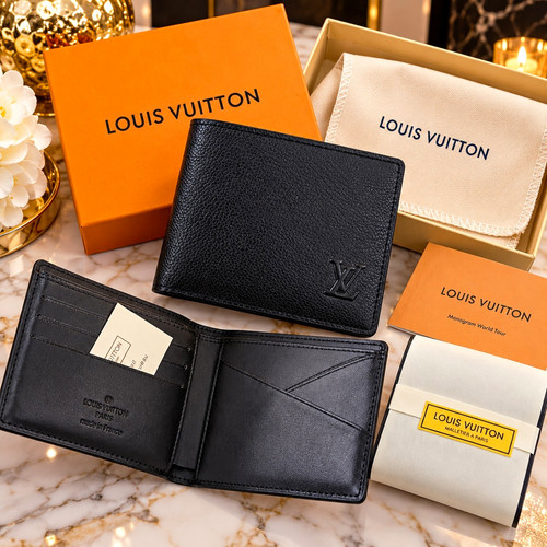 Louis vuitton black leather - louis,